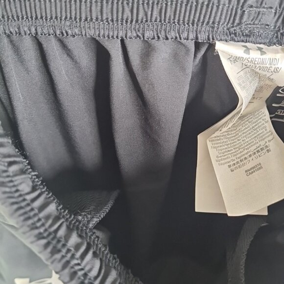 Under Armour Men's Fitted Coupe Pants Black Running Athletic Zip Size M - Picture 9 of 12